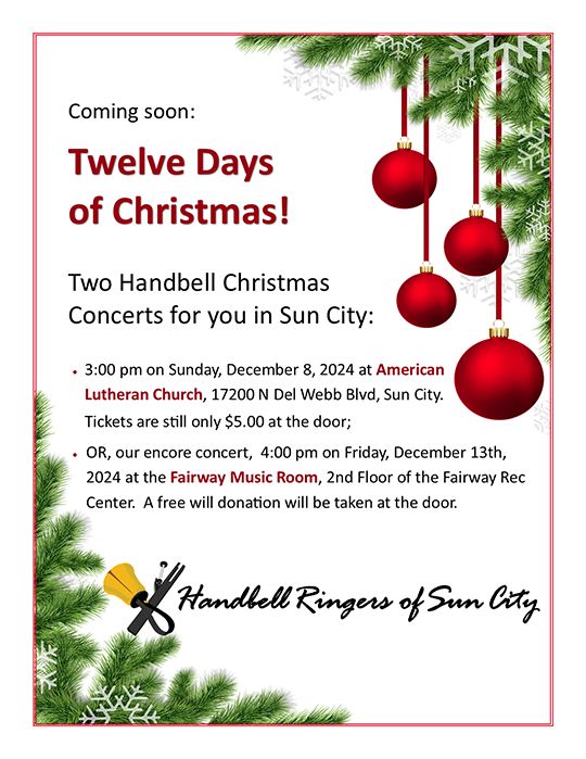 Handbell concert poster